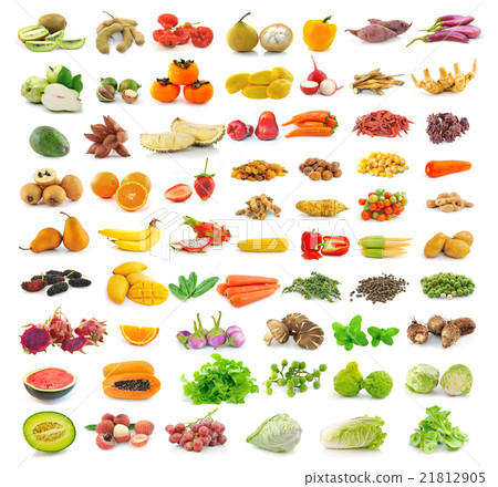 fruit and vegetable collection  21812905