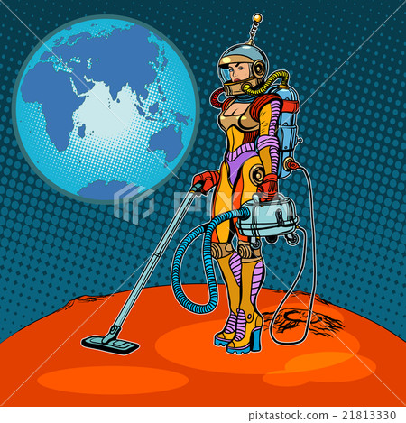 Girl cosmonaut cleaned of Mars 21813330