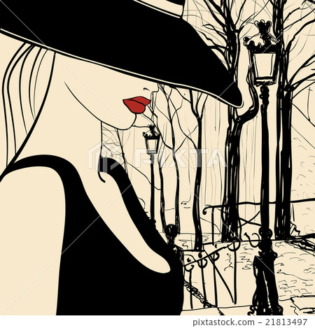 Woman in Paris 21813497