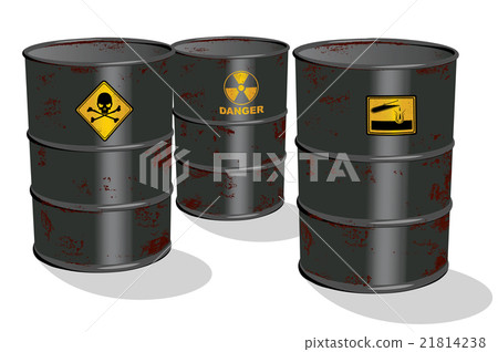 barrel isolated on white 21814238