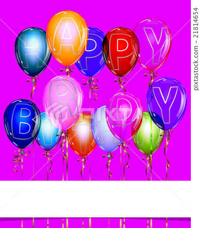 Happy Birthday Balloon Background  21814654
