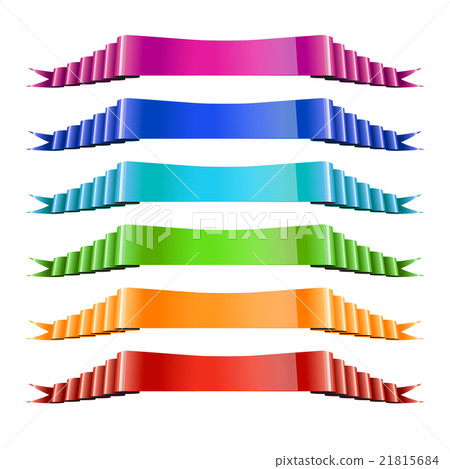 Set of Color Ribbons. Stock Vector Illustration - Stock Illustration ...