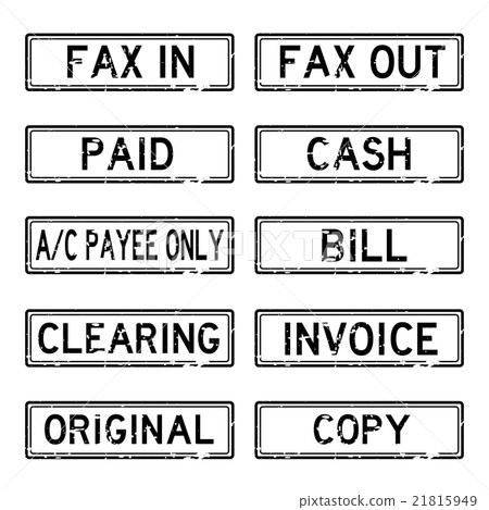Grunged stamp set Grunged stamp set 21815949