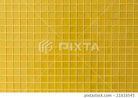 yellow mosaic tile decoration wall room background 21818545