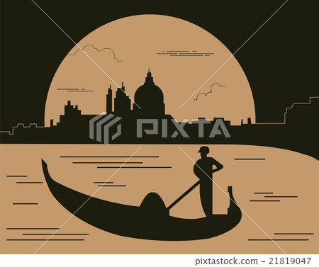 City buildings graphic template. Venice. City buildings graphic template. Venice. 21819047