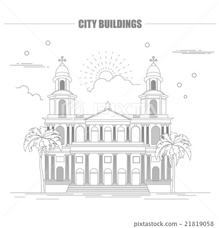 City buildings graphic template. Nicaragua City buildings graphic template. Nicaragua 21819058