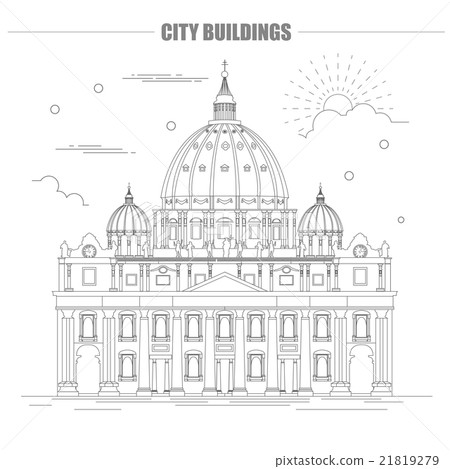 City buildings graphic template. 21819279