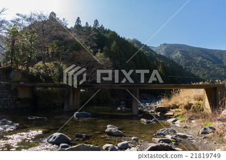 高知縣四萬十市Sawatari沉積橋 21819749