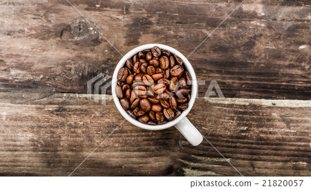 Coffee beans in a cup Coffee beans in a cup 21820057