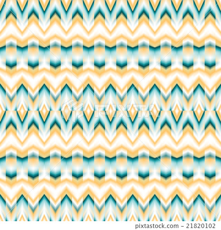 Vector seamless ikat ethnic pattern - Stock Illustration [21820102] - PIXTA