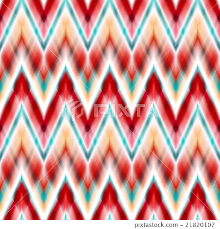 Vector seamless ikat ethnic pattern Vector seamless ikat ethnic pattern 21820107
