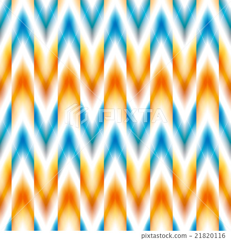 Vector seamless ikat ethnic pattern - Stock Illustration [21820116] - PIXTA