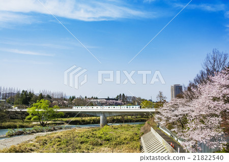 Sendai City · Sendai City Subway Tozai Line and Sakura 21822540