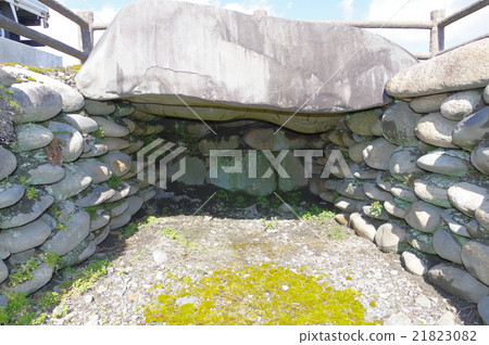 Shinshu Matsumoto-shi special historical site Yasuka No. 6 Ancient tombstone interior Ancient tombs around the early eighth century 21823082