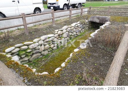Shinshu Matsumoto City Special Historic Site Yasuzuka No. 6 Ancient Tombstone Room Overall view Right eye view Ancient tombs around the early 8th century 21823083