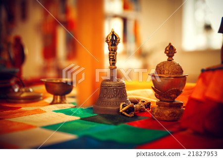 Tibetan Buddhist still life 21827953