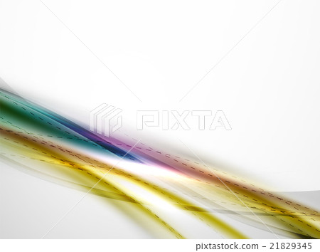 Smooth raibow color gradients in business wave 21829345
