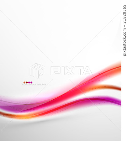 Bright color wave with blur and glowing effects 21829365