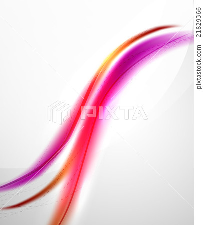 Bright color wave with blur and glowing effects Bright color wave with blur and glowing effects 21829366