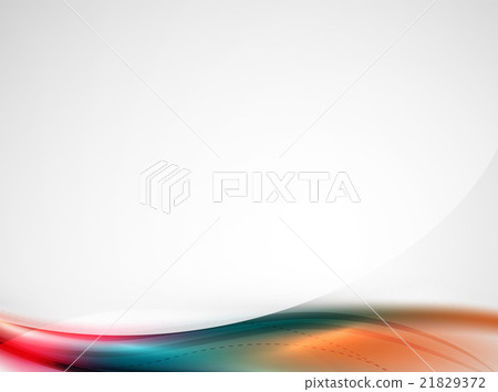 Rainbow color glossy silk elegant wave 21829372