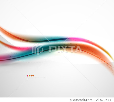 Rainbow color glossy silk elegant wave Rainbow color glossy silk elegant wave 21829375