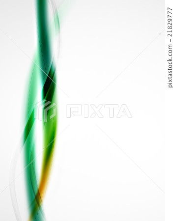 Rainbow color glossy silk elegant wave 21829777
