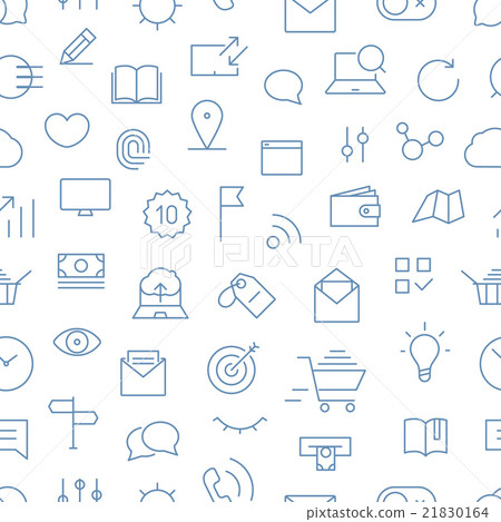 Modern gadgets pictograms seamless background 21830164
