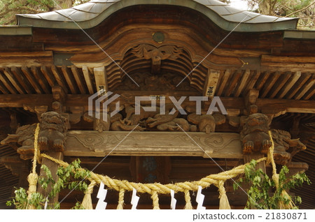 Shrine of Shinshu Okaya Shrine Higashibori Shosetsu Hachimangu Shrine Temple Department Osumi Flower Sculpture is a shrine with a wonderful hall and a main shrine Shrine of Shinshu Okaya Shrine Higashibori Shosetsu Hachimangu Shrine Temple Department Osumi Flower Sculpture is a shrine with a wonderful hall and a main shrine 21830871