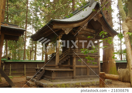 信州岡山神社東鶴谷八幡宮（澀谷八幡宮）本町市重要文化財產指定 21830876
