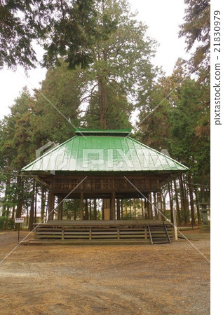 信州岡穀神社東面神社八幡宮（澀谷八幡宮）舞谷前面垂直的大瀨神社和神社與神社 21830979