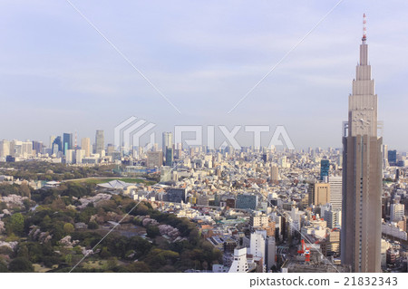 在櫻花時的東京視圖 在櫻花時的東京視圖 21832343