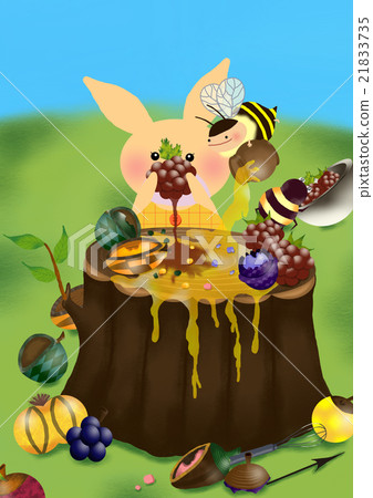 Making honey 21833735