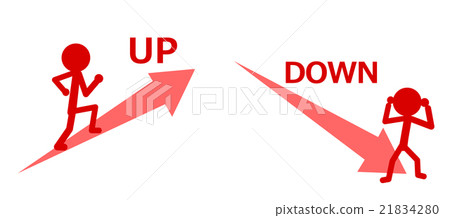 illustration, UP, DOWN 21834280