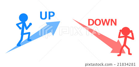 illustration, UP, DOWN 21834281