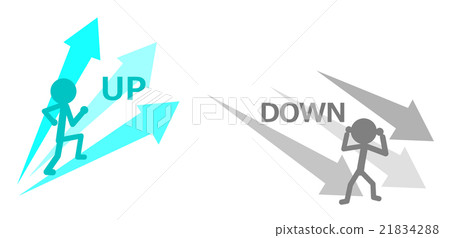 illustration, UP, DOWN 21834288