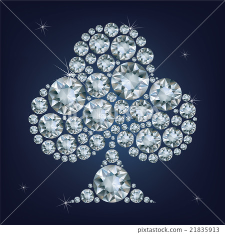 Casino poker element clubs made a lot of diamonds 21835913