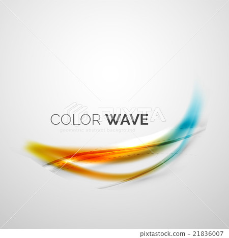 Color wave vector element-插圖素材 [21836007] - PIXTA圖庫