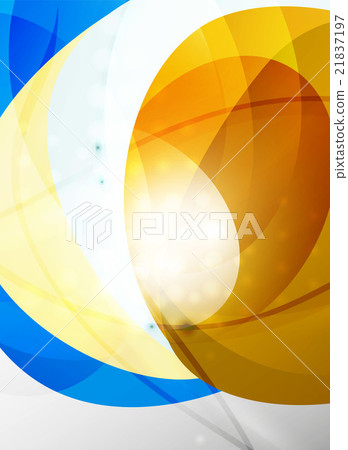 Modern curve stripes template 21837197
