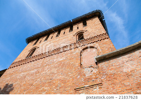 Ancient tower of the Novgorod Kremlin, Russia 21837628