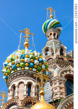 Domes of Church of the Savior on Spilled Blood   21837663