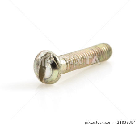 metal bolts tool  on white 21838394