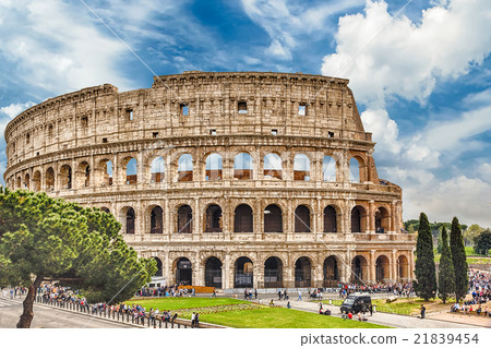 The Colosseum in Rome, Italy The Colosseum in Rome, Italy 21839454