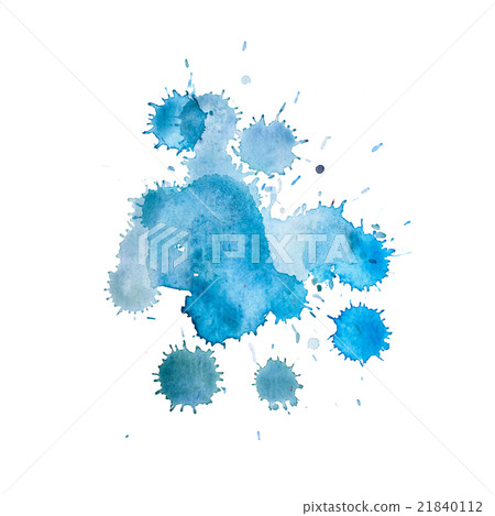 colorful retro vintage abstract watercolour 21840112