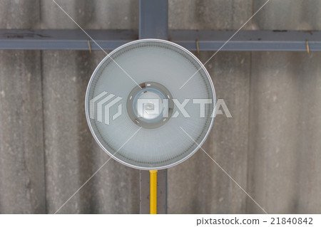 fluorescent lamp on the modern ceiling 21840842