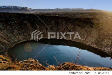 Kerid volcanic crater lake 21840947