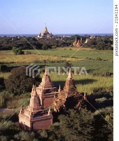 Pagoda group of Bagan plain 21841194