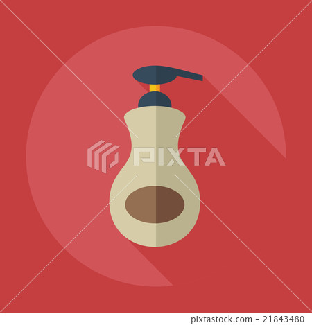 Flat modern design with shadow icons hand cream 21843480