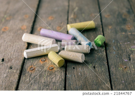 wooden board and chalk wooden board and chalk 21844767