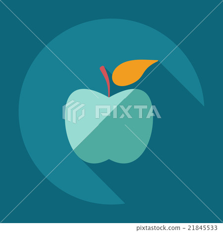 Flat modern design with shadow Icon school lunch Flat modern design with shadow Icon school lunch 21845533