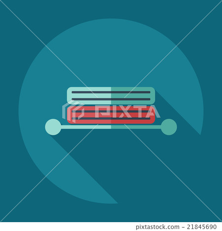 Flat modern design with shadow icons towel Flat modern design with shadow icons towel 21845690